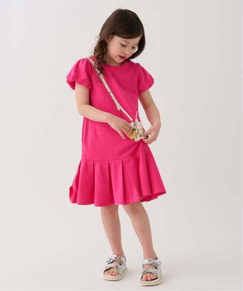 kate spade new york kids（ケイトスペードニューヨーク）の「トロンプルイユフルーツチャームバッグワンピース（ワンピース・キッズ・ブラック/スモークピンク・140cm/130cm/120cm/110cm/100cm/150cm/160cm/90cm）」の4枚目の写真
