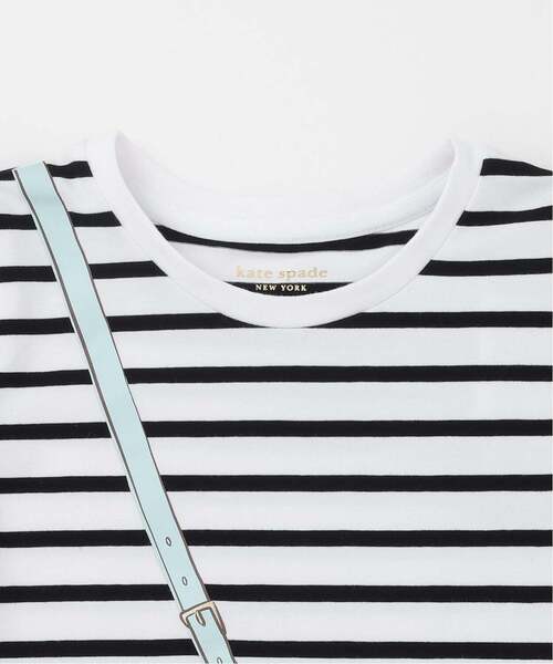 kate spade new york kids（ケイトスペードニューヨーク）の「トロンプルイユフルーツチャームバッグワンピース（ワンピース・キッズ・ブラック/スモークピンク・140cm/130cm/120cm/110cm/100cm/150cm/160cm/90cm）」の9枚目の写真