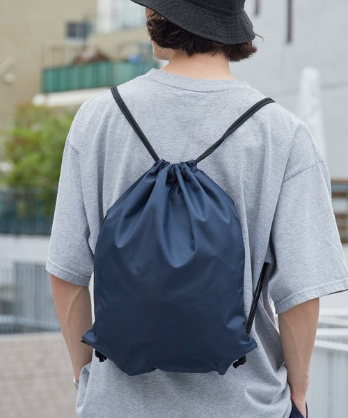 ROOPTOKYO（ループトウキョウ）の「bagbase Premium gymsac ジムサック ナップサック メンズ 2026年 夏 夏物（エコバッグ/サブバッグ・メンズ・ブラック/グレー/シルバー/パープル/ライム/フューシャピンク/イエロー/ライトピンク/レッド/ダークグリーン/オレンジ/ライトブルー/ホワイト/ブルー系その他/スカイブルー/ライトグレー/ブルー/ネイビー/イエロー系その他/バーガンディー/ケリーグリーン/ロイヤルブルー/オレンジ系その他/カーキ/チャコール・FREE）」の12枚目の写真
