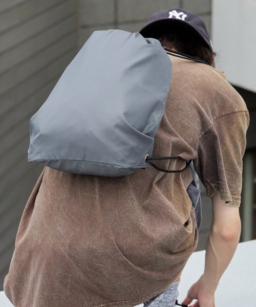 ROOPTOKYO（ループトウキョウ）の「bagbase Premium gymsac ジムサック ナップサック メンズ 2026年 夏 夏物（エコバッグ/サブバッグ・メンズ・ブラック/グレー/シルバー/パープル/ライム/フューシャピンク/イエロー/ライトピンク/レッド/ダークグリーン/オレンジ/ライトブルー/ホワイト/ブルー系その他/スカイブルー/ライトグレー/ブルー/ネイビー/イエロー系その他/バーガンディー/ケリーグリーン/ロイヤルブルー/オレンジ系その他/カーキ/チャコール・FREE）」の4枚目の写真