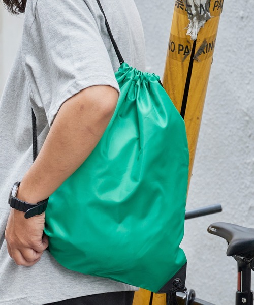 ROOPTOKYO（ループトウキョウ）の「bagbase Premium gymsac ジムサック ナップサック メンズ 2026年 夏 夏物（エコバッグ/サブバッグ・メンズ・ブラック/グレー/シルバー/パープル/ライム/フューシャピンク/イエロー/ライトピンク/レッド/ダークグリーン/オレンジ/ライトブルー/ホワイト/ブルー系その他/スカイブルー/ライトグレー/ブルー/ネイビー/イエロー系その他/バーガンディー/ケリーグリーン/ロイヤルブルー/オレンジ系その他/カーキ/チャコール・FREE）」の9枚目の写真