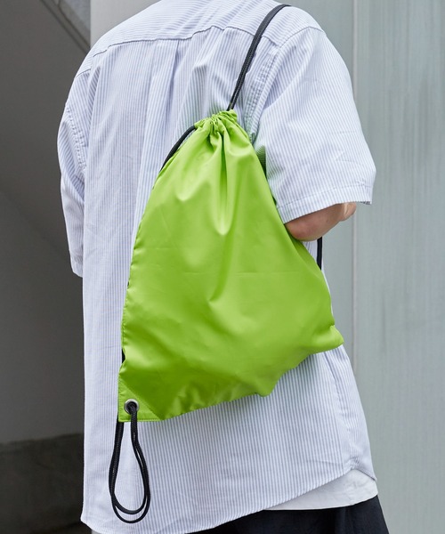 ROOPTOKYO（ループトウキョウ）の「bagbase Premium gymsac ジムサック ナップサック メンズ 2026年 夏 夏物（エコバッグ/サブバッグ・メンズ・ブラック/グレー/シルバー/パープル/ライム/フューシャピンク/イエロー/ライトピンク/レッド/ダークグリーン/オレンジ/ライトブルー/ホワイト/ブルー系その他/スカイブルー/ライトグレー/ブルー/ネイビー/イエロー系その他/バーガンディー/ケリーグリーン/ロイヤルブルー/オレンジ系その他/カーキ/チャコール・FREE）」の8枚目の写真