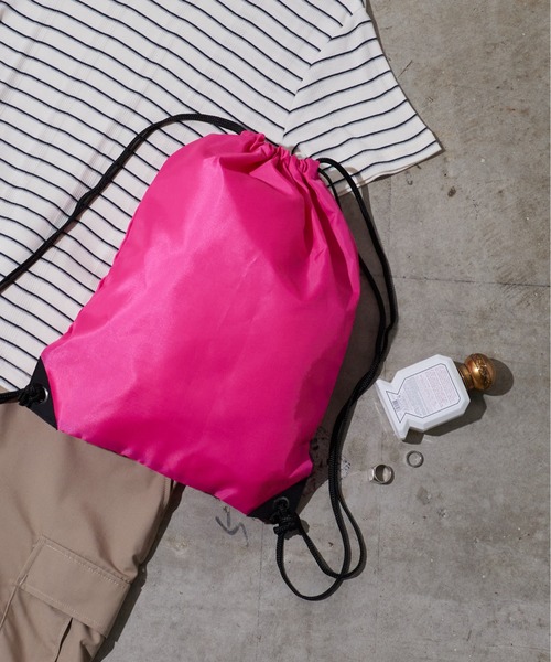 ROOPTOKYO（ループトウキョウ）の「bagbase Premium gymsac ジムサック ナップサック メンズ 2026年 夏 夏物（エコバッグ/サブバッグ・メンズ・ブラック/グレー/シルバー/パープル/ライム/フューシャピンク/イエロー/ライトピンク/レッド/ダークグリーン/オレンジ/ライトブルー/ホワイト/ブルー系その他/スカイブルー/ライトグレー/ブルー/ネイビー/イエロー系その他/バーガンディー/ケリーグリーン/ロイヤルブルー/オレンジ系その他/カーキ/チャコール・FREE）」の20枚目の写真