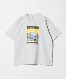 NICE WEATHER（ナイスウェザー）の「＜NICE WEATHER＞NYCプリント Tシャツ（Tシャツ/カットソー）」