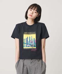 NICE WEATHER（ナイスウェザー）の「＜NICE WEATHER＞NYCプリント Tシャツ（Tシャツ/カットソー）」