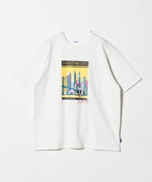 NICE WEATHER（ナイスウェザー）の「＜NICE WEATHER＞NYCプリント Tシャツ（Tシャツ/カットソー）」