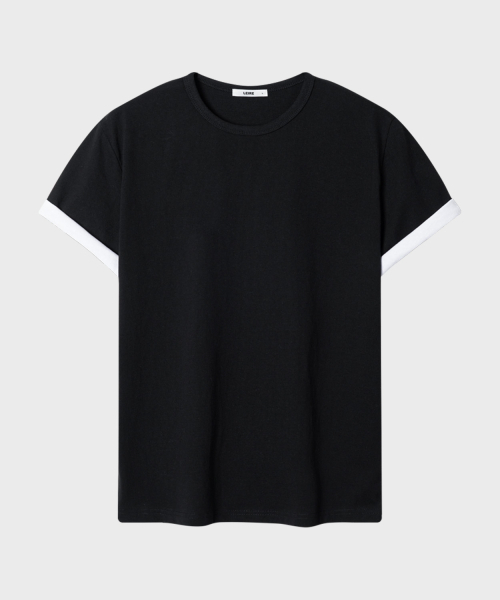 LEIRE（ルアール）の「カラー レイヤード ロールアップ Tシャツ [ブラック]（Tシャツ/カットソー・メンズ・その他・LARGE/MEDIUM/X-LARGE）」の4枚目の写真