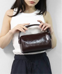 ダブルハンドル MINIボストン DOUBLE HANDLE MINI BOSTON BAG