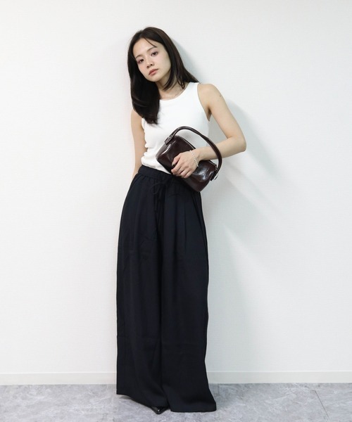 THE CELL.（ザセルドット）の「ダブルハンドル MINIボストン　DOUBLE HANDLE MINI BOSTON BAG（ハンドバッグ・レディース・オフホワイト/ブラック/ブラウン・FREE）」の12枚目の写真