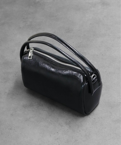 THE CELL.（ザセルドット）の「ダブルハンドル MINIボストン　DOUBLE HANDLE MINI BOSTON BAG（ハンドバッグ・レディース・オフホワイト/ブラック/ブラウン・FREE）」の14枚目の写真