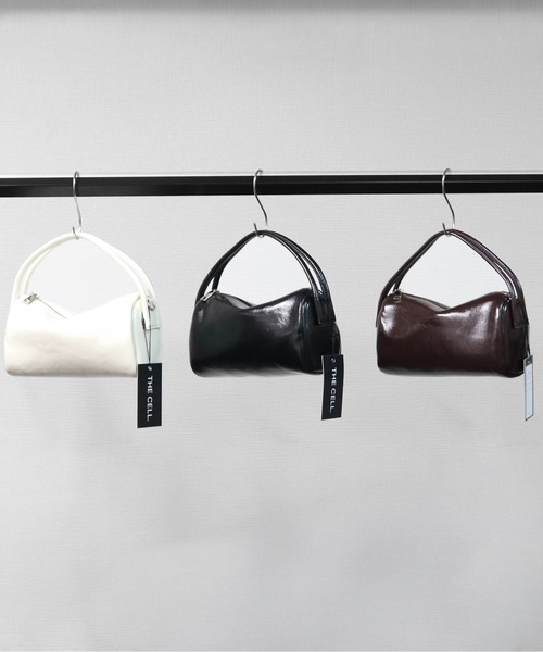 THE CELL.（ザセルドット）の「ダブルハンドル MINIボストン　DOUBLE HANDLE MINI BOSTON BAG（ハンドバッグ・レディース・オフホワイト/ブラック/ブラウン・FREE）」の20枚目の写真