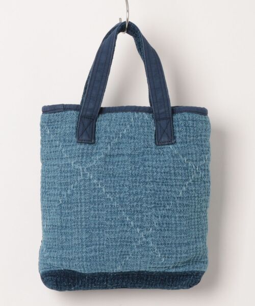 PORTER CLASSIC(ポータークラシック)の「【Porter Classic / ポータークラシック】 PC SASHIKO TOTE BAG S(トートバッグ・メンズ・ブルー・FREE)」の2枚目の写真