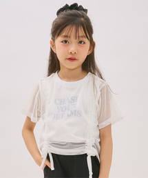 minimal（ミニマル）の「【インナーつき】メッシュドロスト半袖Tシャツセット（Tシャツ/カットソー）」
