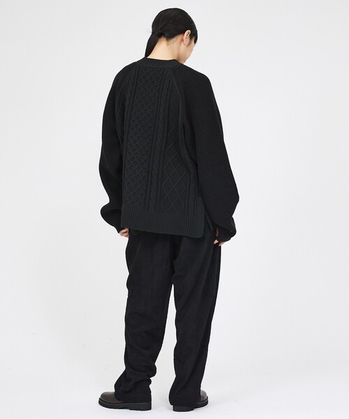 FORTUNA HOMME(フォルトゥナオム)の「【FORTUNA/フォルトゥナ】ECOTECコーデュロイEASYパンツ/ユニセックス / FHPT-0170(その他パンツ・メンズ・ブラウン/ブラック・L/M)」の12枚目の写真