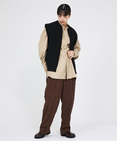 FORTUNA HOMME(フォルトゥナオム)の「【FORTUNA/フォルトゥナ】ECOTECコーデュロイEASYパンツ/ユニセックス / FHPT-0170(その他パンツ・メンズ・ブラウン/ブラック・L/M)」の19枚目の写真