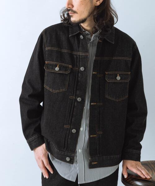 ITEMS URBANRESEARCH(アイテムズ アーバンリサーチ)の「『セットアップ対応』SOFT FEEL DENIM 2NDジャケット(デニムジャケット・メンズ・ブラック/グレー/インディゴブルー・MEDIUM/LARGE)」の16枚目の写真