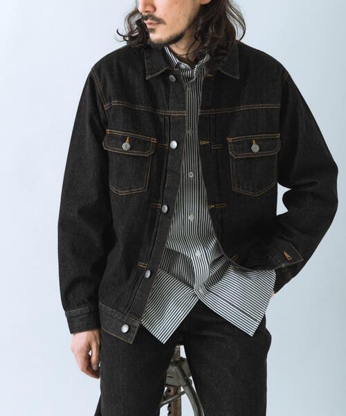 ITEMS URBANRESEARCH(アイテムズ アーバンリサーチ)の「『セットアップ対応』SOFT FEEL DENIM 2NDジャケット(デニムジャケット・メンズ・ブラック/グレー/インディゴブルー・MEDIUM/LARGE)」の17枚目の写真