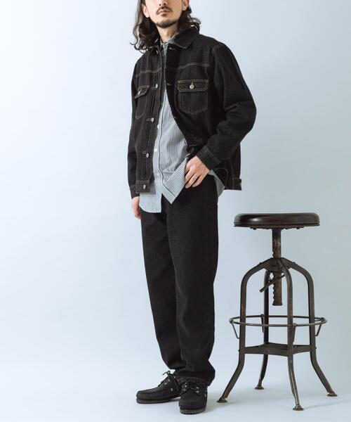 ITEMS URBANRESEARCH(アイテムズ アーバンリサーチ)の「『セットアップ対応』SOFT FEEL DENIM 2NDジャケット(デニムジャケット・メンズ・ブラック/グレー/インディゴブルー・MEDIUM/LARGE)」の18枚目の写真