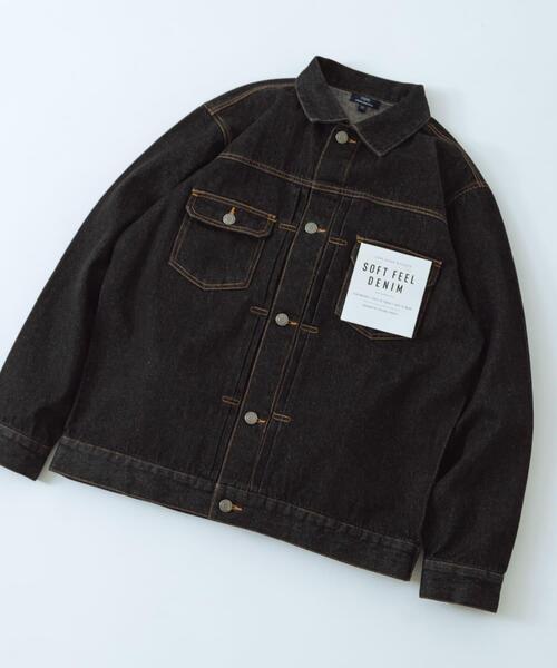ITEMS URBANRESEARCH(アイテムズ アーバンリサーチ)の「『セットアップ対応』SOFT FEEL DENIM 2NDジャケット(デニムジャケット・メンズ・ブラック/グレー/インディゴブルー・MEDIUM/LARGE)」の19枚目の写真