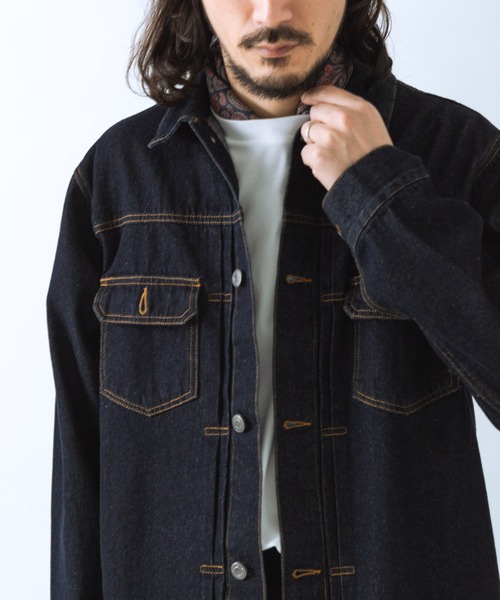ITEMS URBANRESEARCH（アイテムズ アーバンリサーチ）の「SOFT FEEL DENIM 2NDジャケット（デニムジャケット・メンズ・ブラック/グレー/インディゴブルー・MEDIUM/LARGE）」の15枚目の写真