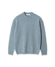SHETLAND WOOL FISH KNIT (BLUE)
