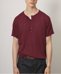MERANGE SHEER HENRY NECK T / メランジシアーヘンリーネックT
