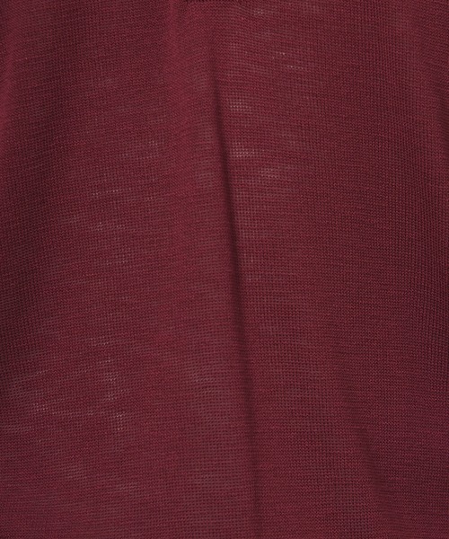 Adoon plain（アドーンプレーン）の「MERANGE SHEER HENRY NECK T / メランジシアーヘンリーネックT（Tシャツ/カットソー・メンズ・チャコールグレー/ライトブルー/ボルドー・MEDIUM/LARGE）」の18枚目の写真
