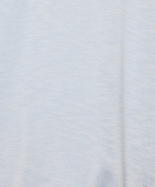 Adoon plain（アドーンプレーン）の「MERANGE SHEER HENRY NECK T / メランジシアーヘンリーネックT（Tシャツ/カットソー・メンズ・チャコールグレー/ライトブルー/ボルドー・MEDIUM/LARGE）」の22枚目の写真