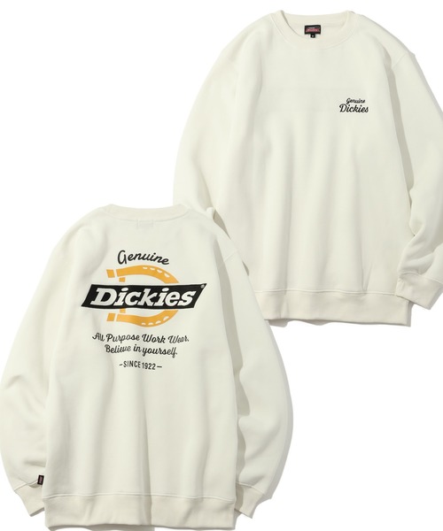 Dickies(ディッキーズ)の「【GENUINE DICKIES/ジェニュインディッキーズ】 アソート 裏起毛 刺繍&プリント クルーネック 長袖 トレーナー(スウェット・メンズ・ネイビー/ホワイト系1/ホワイト系3/ホワイト系4/ブラック系1/ブラック系2/ブラック系3/ブラック系4/ライトグレー系1/ライトグレー系2/ブラウン系1/ブラウン系2/ブラウン系3/ベージュ系1/ベージュ系2/ホワイト系2・M/L/XL)」の2枚目の写真