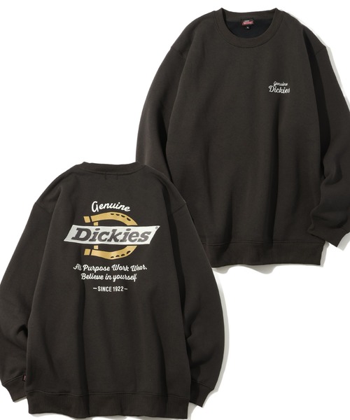 Dickies(ディッキーズ)の「【GENUINE DICKIES/ジェニュインディッキーズ】 アソート 裏起毛 刺繍&プリント クルーネック 長袖 トレーナー(スウェット・メンズ・ネイビー/ホワイト系1/ホワイト系3/ホワイト系4/ブラック系1/ブラック系2/ブラック系3/ブラック系4/ライトグレー系1/ライトグレー系2/ブラウン系1/ブラウン系2/ブラウン系3/ベージュ系1/ベージュ系2/ホワイト系2・M/L/XL)」の6枚目の写真