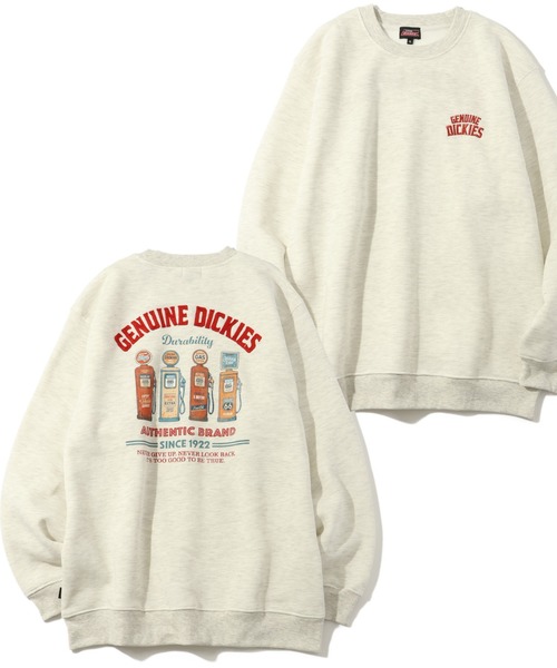 Dickies(ディッキーズ)の「【GENUINE DICKIES/ジェニュインディッキーズ】 アソート 裏起毛 刺繍&プリント クルーネック 長袖 トレーナー(スウェット・メンズ・ネイビー/ホワイト系1/ホワイト系3/ホワイト系4/ブラック系1/ブラック系2/ブラック系3/ブラック系4/ライトグレー系1/ライトグレー系2/ブラウン系1/ブラウン系2/ブラウン系3/ベージュ系1/ベージュ系2/ホワイト系2・M/L/XL)」の11枚目の写真