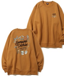 Dickies（ディッキーズ）の「【GENUINE DICKIES ジェニュインディッキーズ】 アソート 裏起毛 刺繍&プリント クルーネック 長袖 トレーナー（スウェット）」