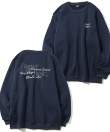 CORPUS　SELECT（コーパストーキョー）の「【GENUINE DICKIES/ジェニュインディッキーズ】 アソート 裏起毛 刺繍＆プリント クルーネック 長袖 トレーナー（スウェット）」