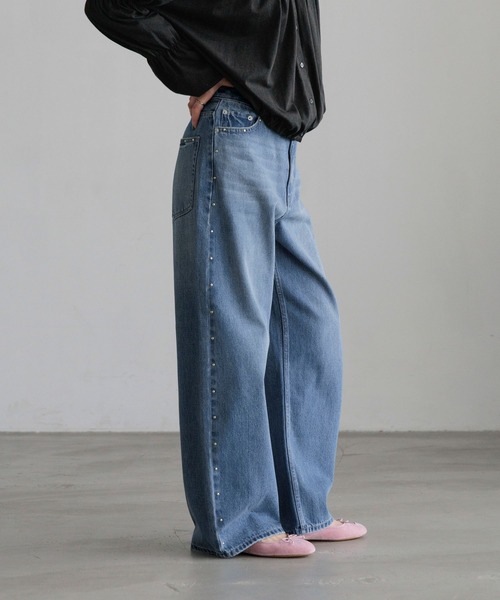LOWRYS FARM(ローリーズファーム)の「アソートデコレーションデニム 1067725(デニムパンツ・レディース・ブルー系その他/ブルー系その他5/ブルー系その他6/ブラック系その他・SMALL/MEDIUM/LARGE)」の9枚目の写真