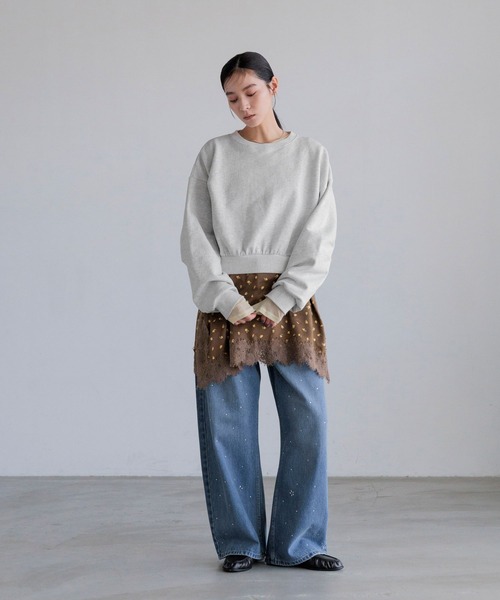 LOWRYS FARM(ローリーズファーム)の「アソートデコレーションデニム 1067725(デニムパンツ・レディース・ブルー系その他/ブルー系その他5/ブルー系その他6/ブラック系その他・SMALL/MEDIUM/LARGE)」の17枚目の写真