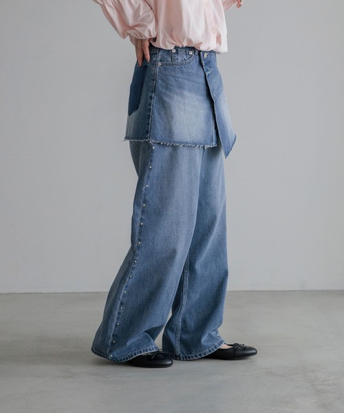 LOWRYS FARM(ローリーズファーム)の「アソートデコレーションデニム 1067725(デニムパンツ・レディース・ブルー系その他/ブルー系その他5/ブルー系その他6/ブラック系その他・SMALL/MEDIUM/LARGE)」の22枚目の写真