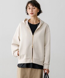 コットンダンボール ジップアップ フーディー