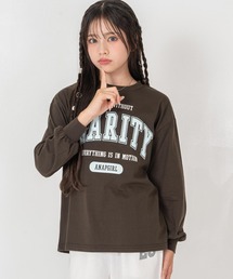 ANAP GiRL（アナップガール）の「カレッジロゴロンＴ（Tシャツ/カットソー）」