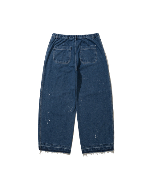ANGLAN(アングラン)の「Washed Painting Denim Pants - Blue(デニムパンツ・メンズ・その他・ONE SIZE)」の2枚目の写真
