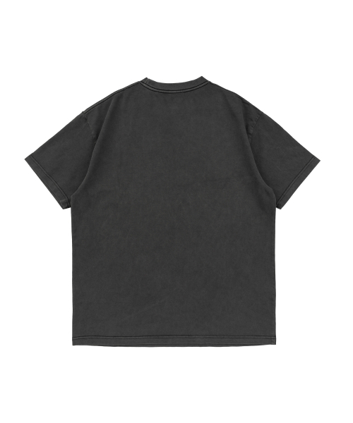 NET SOCIAL CLUB(ネットソーシャルクラブ)の「ジョンマルのヘビ OGスクラッチロゴピグメント半袖Tシャツ(チャコール)(Tシャツ/カットソー・レディース・その他・LARGE/MEDIUM/X-LARGE/SMALL)」の6枚目の写真