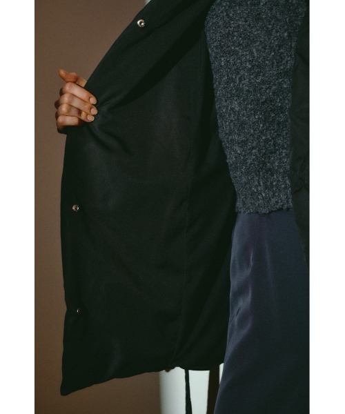 RIM.ARK(リムアーク)の「【26FW OUTER PRE ORDER】Dolman short down(ドルマン ショート ダウン)(テーラードジャケット・レディース・ブラック/グレイッシュベージュ/アイボリー・FREE)」の4枚目の写真