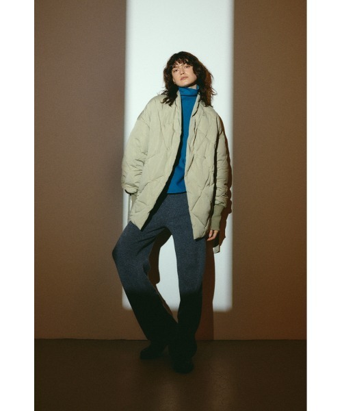RIM.ARK(リムアーク)の「【26FW OUTER PRE ORDER】Dolman short down(ドルマン ショート ダウン)(テーラードジャケット・レディース・ブラック/グレイッシュベージュ/アイボリー・FREE)」の6枚目の写真
