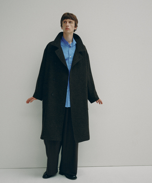 EDIFICE（エディフィス）の「Hedie.+ British Tweed Coat（その他アウター・メンズ・カーキ・2/3）」の2枚目の写真