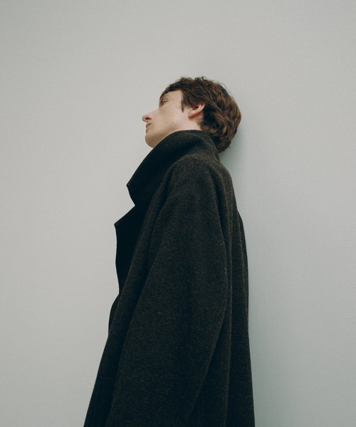 EDIFICE（エディフィス）の「Hedie.+ British Tweed Coat（その他アウター・メンズ・カーキ・2/3）」の4枚目の写真