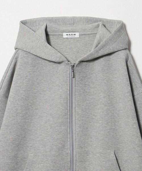 MARW UNITED ARROWS(マルゥ ユナイテッドアローズ)の「<MARW UNITED ARROWS>ダンボール ジップ フーディー(カーディガン/ボレロ・レディース・ブラック/グレー系・FREE)」の10枚目の写真