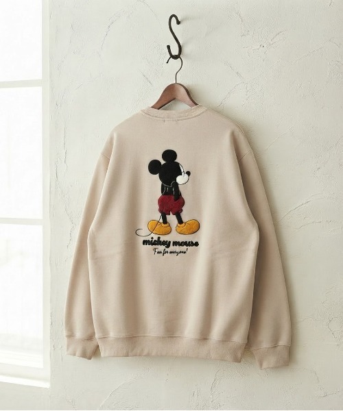 Disney(ディズニー)の「【DISNEY/ディズニー】ミッキーマウス・ベイマックス サガラ刺繍 クルーネックスウェット(裏起毛) ユニセックス(スウェット・レディース・オフホワイト/ブラック/グレイッシュベージュ/スミクロ・LARGE/MEDIUM)」の12枚目の写真