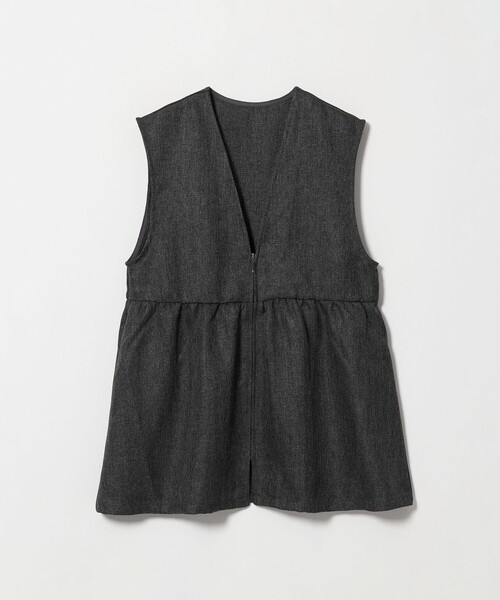 A DAY IN THE LIFE UNITED ARROWS（アデイインザライフユナイテッドアローズ）の「ツイードライク ペプラムジレ ‐ウォッシャブル‐＜A DAY IN THE LIFE＞（Tシャツ/カットソー・レディース・モカ/ダークグレー/コバルトブルー/その他1・FREE）」の12枚目の写真