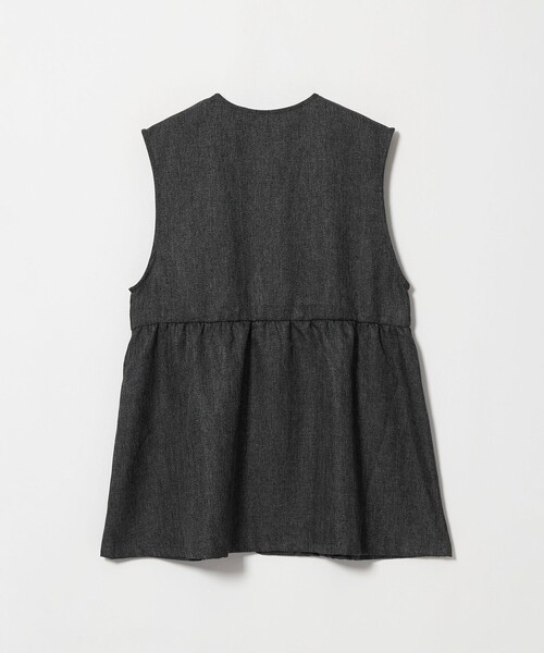 A DAY IN THE LIFE UNITED ARROWS（アデイインザライフユナイテッドアローズ）の「ツイードライク ペプラムジレ ‐ウォッシャブル‐＜A DAY IN THE LIFE＞（Tシャツ/カットソー・レディース・モカ/ダークグレー/コバルトブルー/その他1・FREE）」の13枚目の写真
