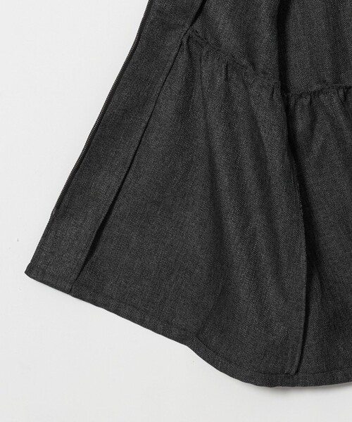 A DAY IN THE LIFE UNITED ARROWS（アデイインザライフユナイテッドアローズ）の「ツイードライク ペプラムジレ ‐ウォッシャブル‐＜A DAY IN THE LIFE＞（Tシャツ/カットソー・レディース・モカ/ダークグレー/コバルトブルー/その他1・FREE）」の18枚目の写真
