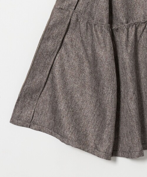 A DAY IN THE LIFE UNITED ARROWS（アデイインザライフユナイテッドアローズ）の「ツイードライク ペプラムジレ ‐ウォッシャブル‐＜A DAY IN THE LIFE＞（Tシャツ/カットソー・レディース・モカ/ダークグレー/コバルトブルー/その他1・FREE）」の21枚目の写真